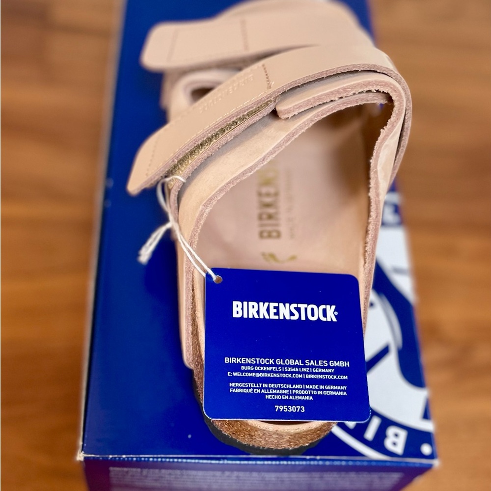 Birkenstock Double Strap Sandals Comfortable Slip-On Design - Picture 5 of 8